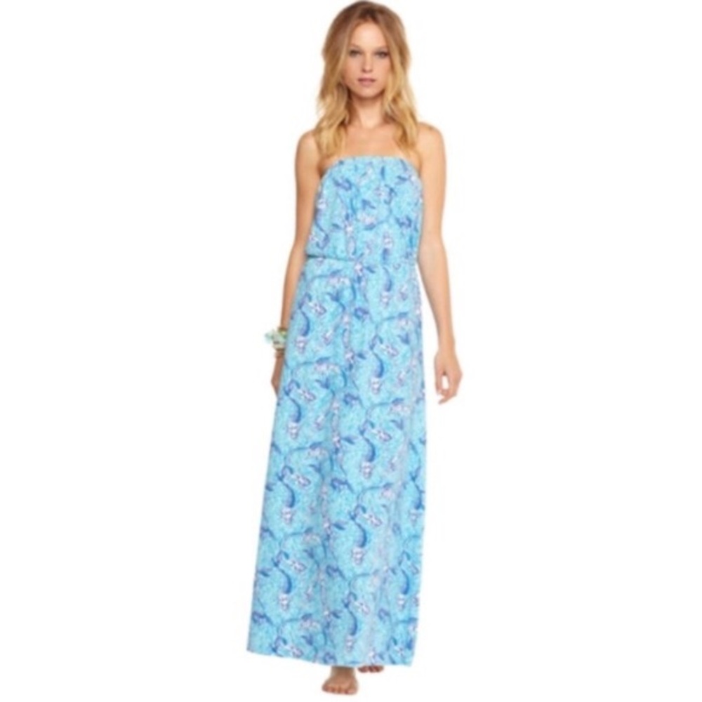 Lilly Pulitzer Nice Tail sleeveless maxi